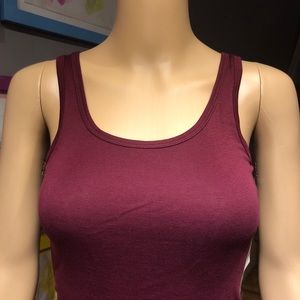 A New Day Burgundy Small Tank Top NWT